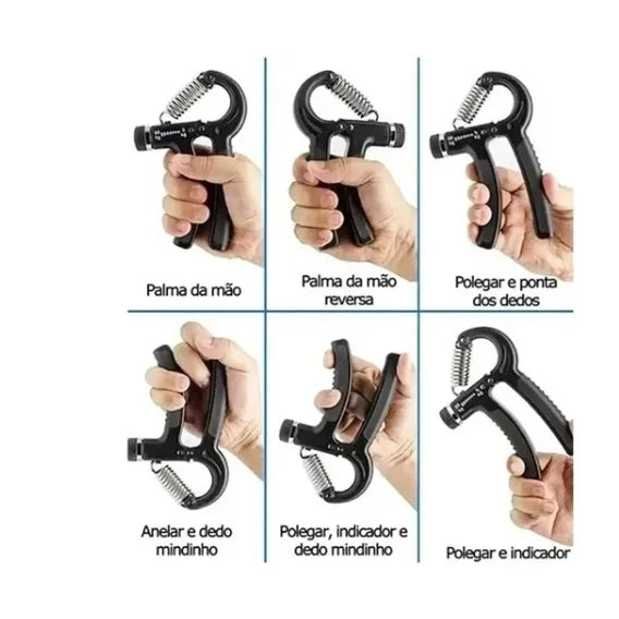 Fortalecedor de Mãos com Resistência Ajustável – 5kg a 60kg - 2025