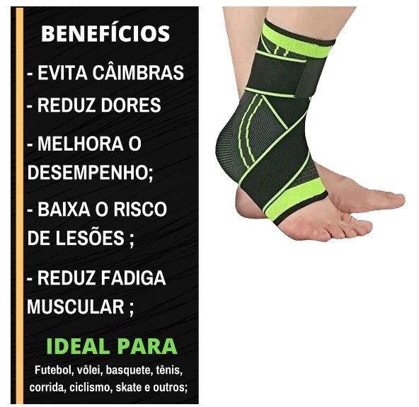 Tornozeleira Ortopédica Esportiva Ajustável