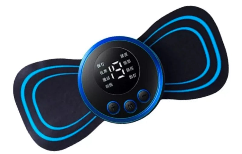Mini Massageador Elétrico Portátil EMS para Pescoço | Alívio da Dor Cervical