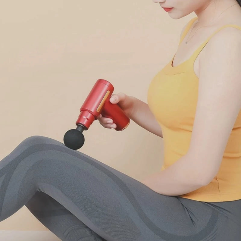 Mini Massageador Elétrico Profissional – Muscular e Facial | Recarregável