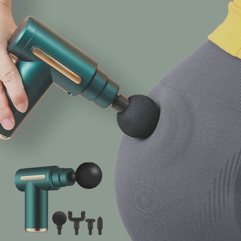 Mini Massageador Elétrico Profissional – Muscular e Facial | Recarregável