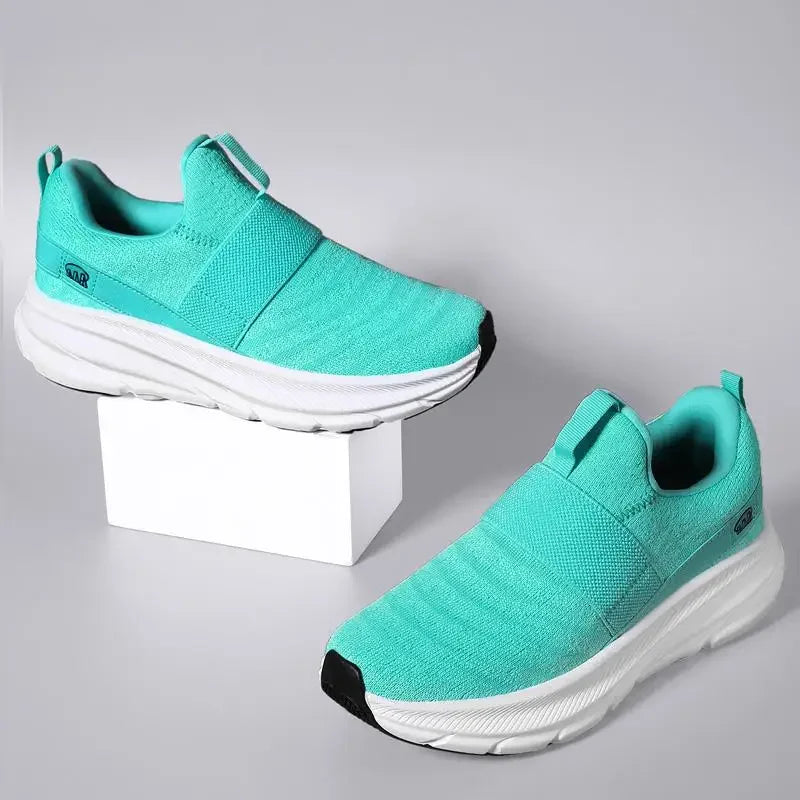 Tênis Esportivo Feminino Slip-On – Leve, Respirável e Perfeito para Caminhadas Diárias
