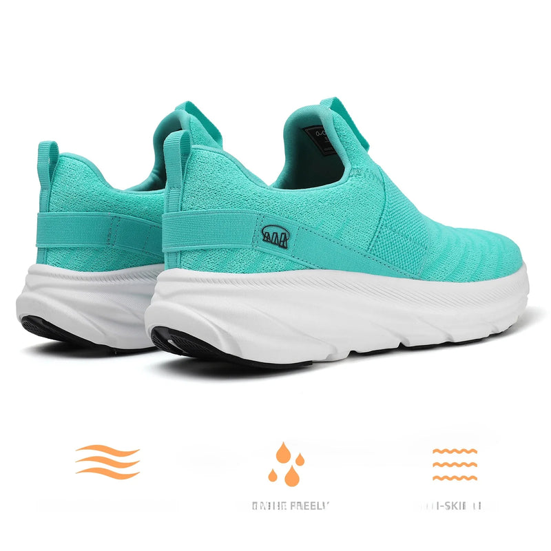 Tênis Esportivo Feminino Slip-On – Leve, Respirável e Perfeito para Caminhadas Diárias