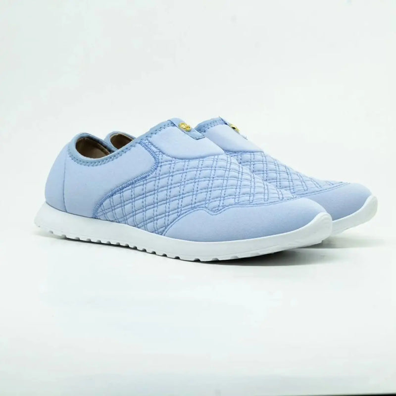 Tênis Ortopédico Feminino Slip-On em Lycra – Conforto Extremo para Caminhadas e Corridas Leves