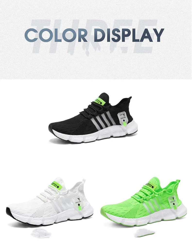 High Quality Sneakers Men Summer Breathable Fashion Women Light Running Tennis Shoes Comfortable Casual Shoes Large size 46