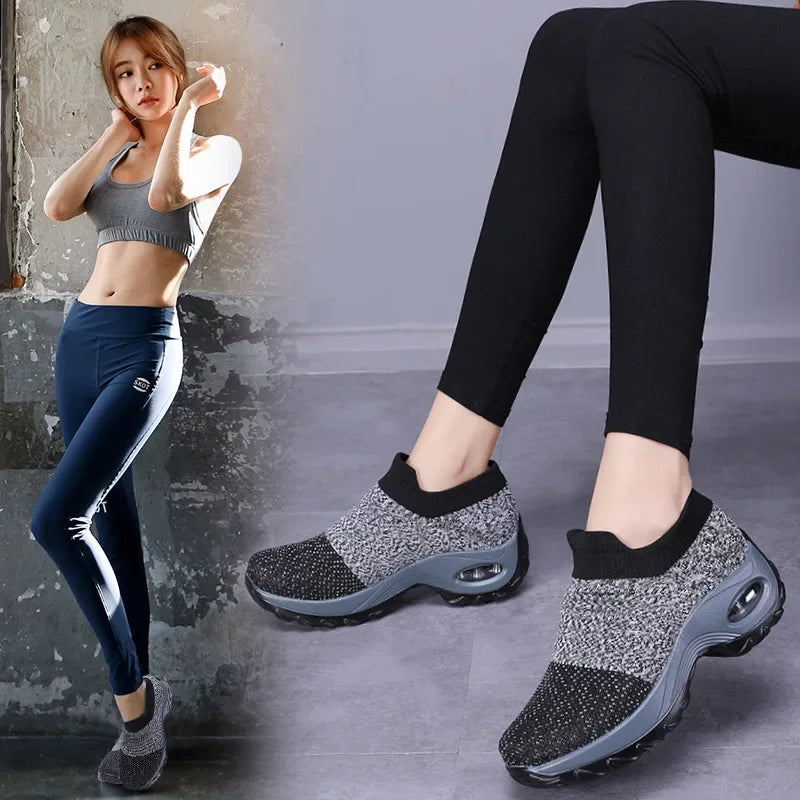 Women's Sneakers Versatle Ladies Orthopedic Sneakers Platform Shoes Women Casual Shoes Non-slip Wear-resistant Tennis Women