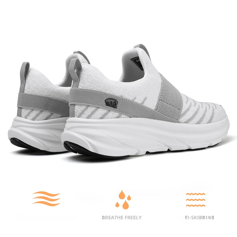 Tênis Esportivo Feminino Slip-On – Leve, Respirável e Perfeito para Caminhadas Diárias