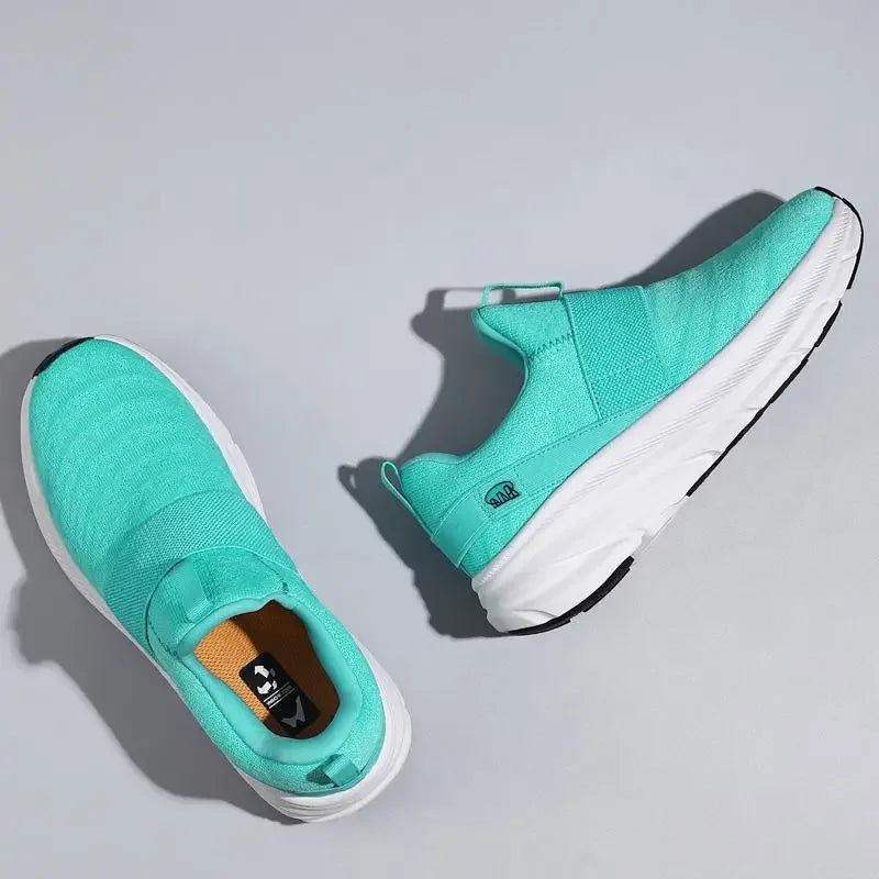 Tênis Esportivo Feminino Slip-On – Leve, Respirável e Perfeito para Caminhadas Diárias